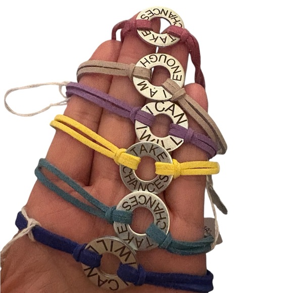 Jewelry - Positive Affirmation Friendship Bracelets Choose your Sentiment.